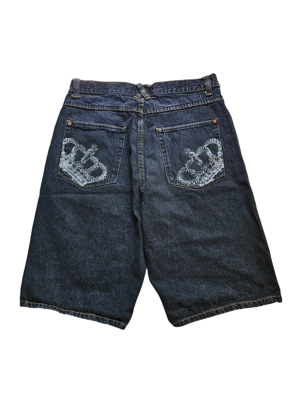 Vintage Y2k Karl Kani Gold Baggy Jorts